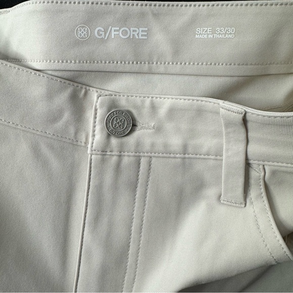 G/Fore straight leg cream pants size 33/30 - Picture 5 of 6
